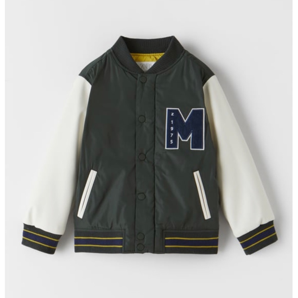 ZARA BOYS LETTERMAN JACKET